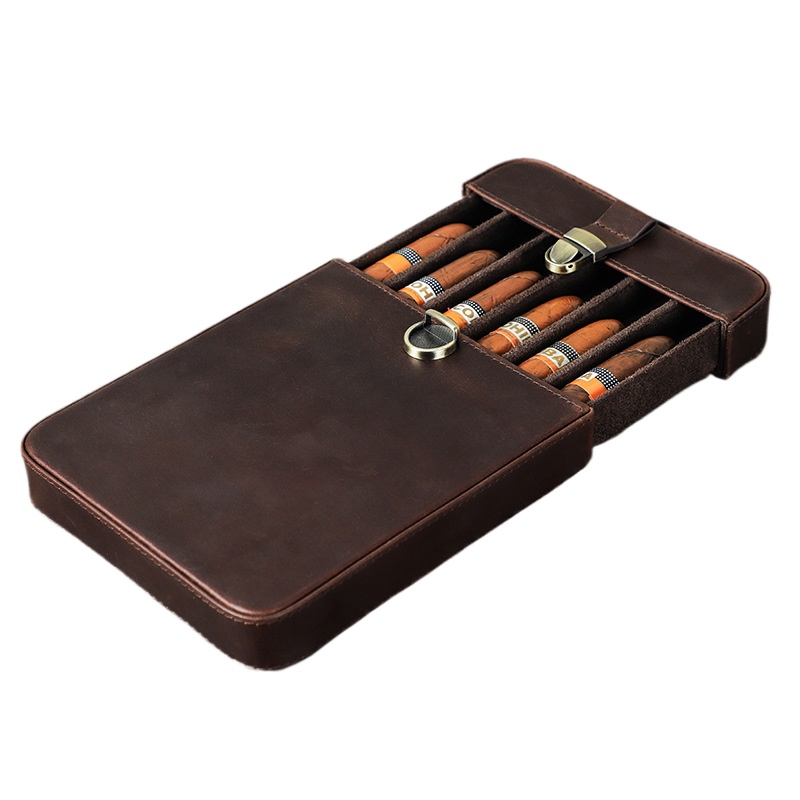 Luxury Bags Leather - Étui à cigares portable de luxe