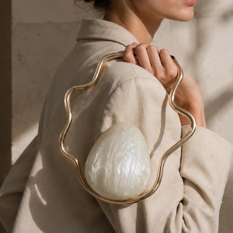 Luxury Bags Cute - Mini sac à main en acrylique