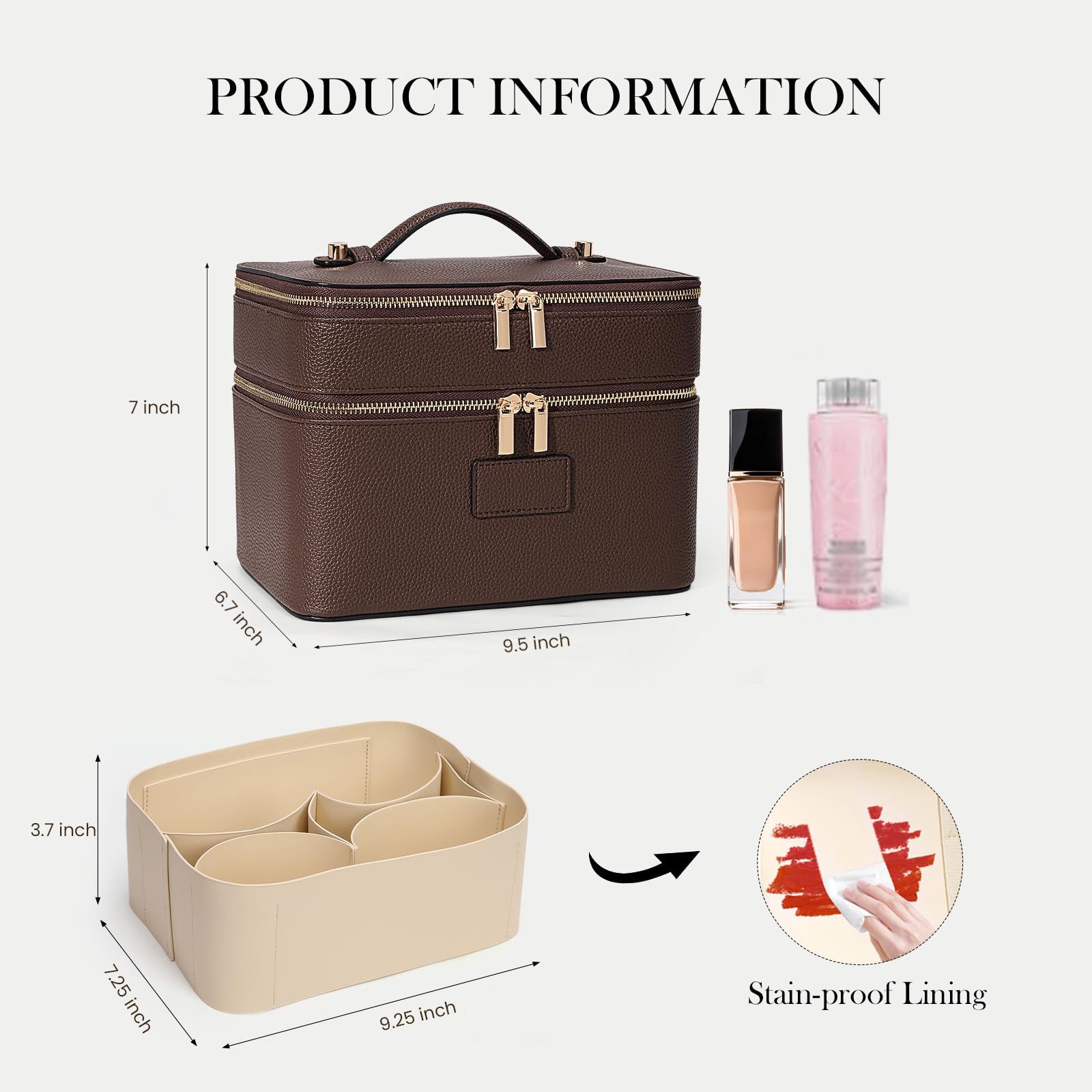 Grande Trousse de Toilette de  - Luxury Bags Leather avis et prix